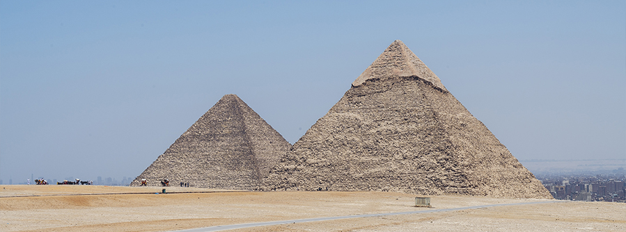 Como as pirâmides do Egito foram construídas?